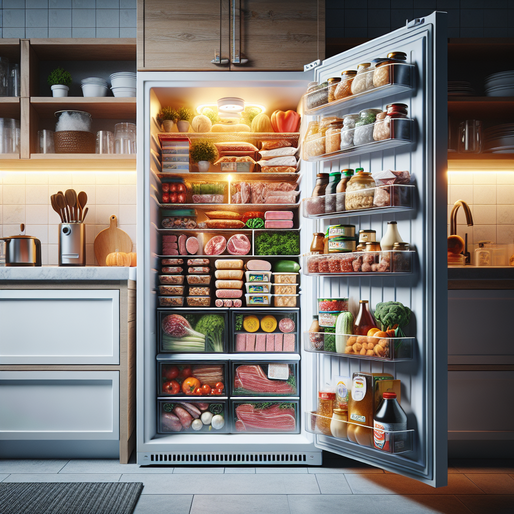 Freezer: How to prevent food from freezing together in a bulk