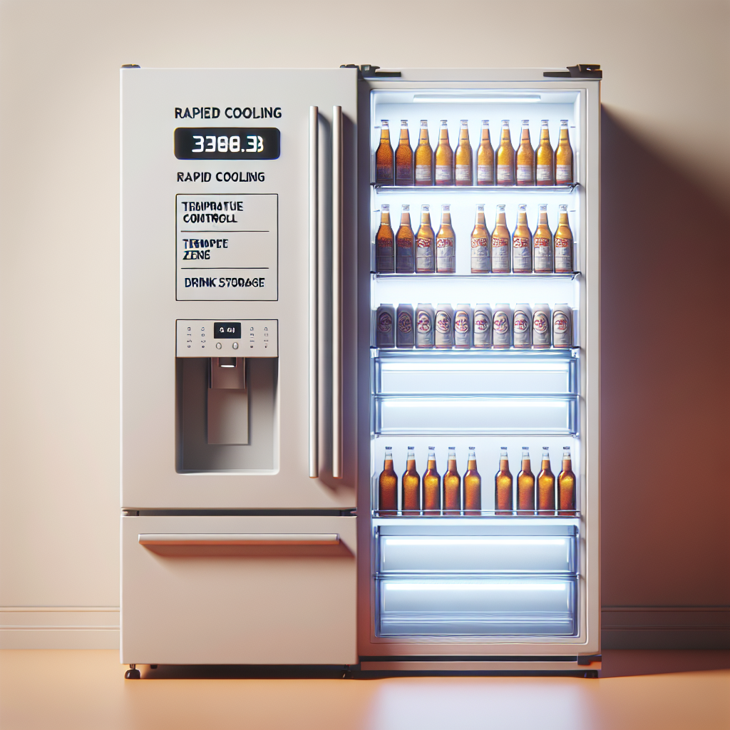 Refrigerators with rapid cooling zones: Perfect for drink storage