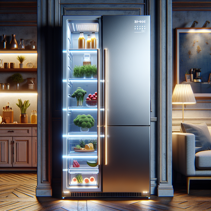 Refrigerators with smart interior lighting