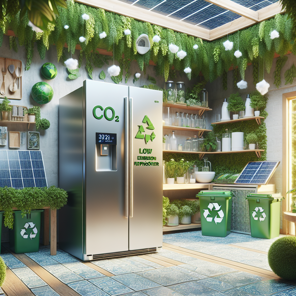 Low CO2 Emission Refrigerators: A Sustainable Trend