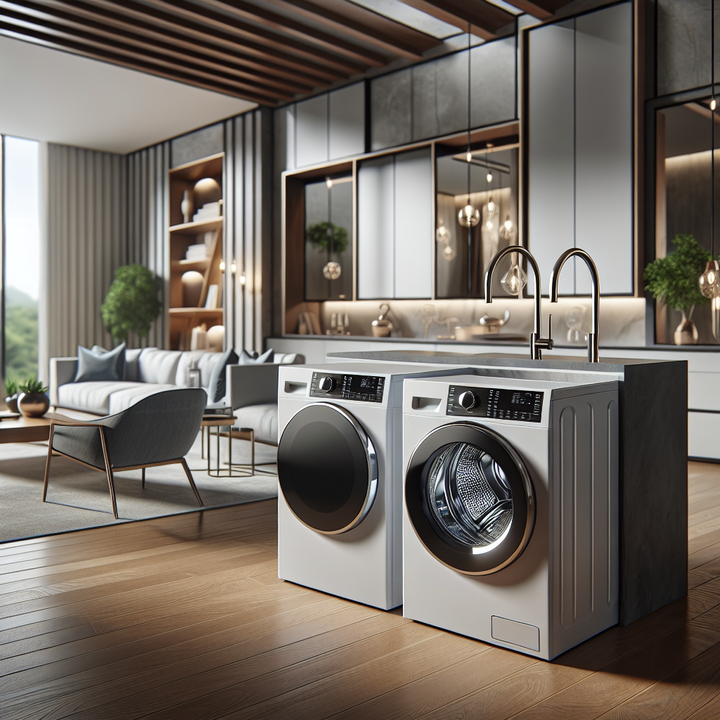 Ensembles de Lave-linge et Sèche-linge de Luxe pour la Maison Moderne