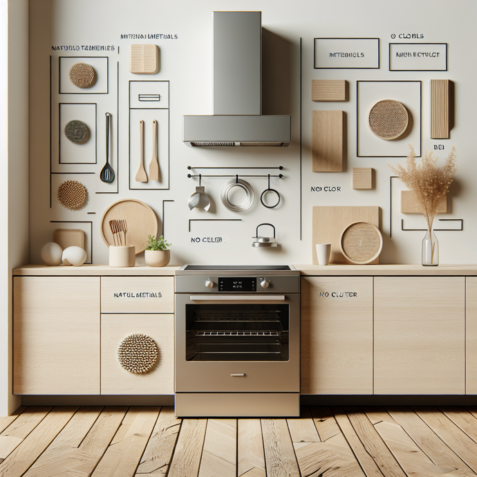 Trends in household appliances for minimalist kitchens