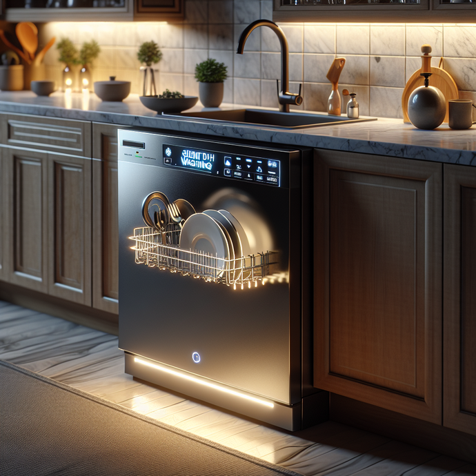 Dishwashers with silent washing functions for nighttime use