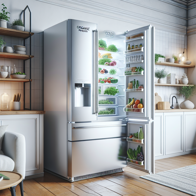 Refrigerators with storage options for organic products