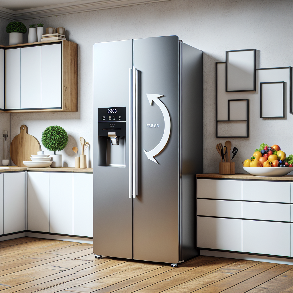 Refrigerators with reversible doors for more flexibility