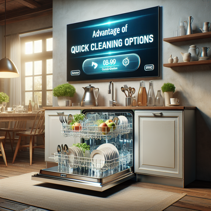 The advantages of dishwashers with quick cleaning options