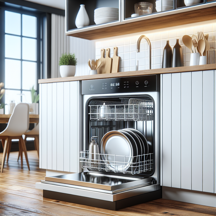 Dishwashers with cleaning cycles for large pots and pans