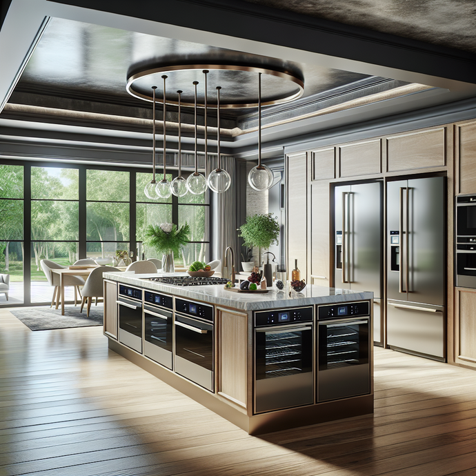 Tips for Choosing the Perfect Kitchen Island with Built-in Appliances