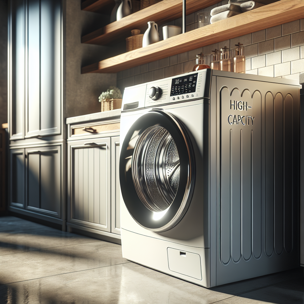 Des lave-linges de grande capacité pour les maisons avec de grandes charges de linge