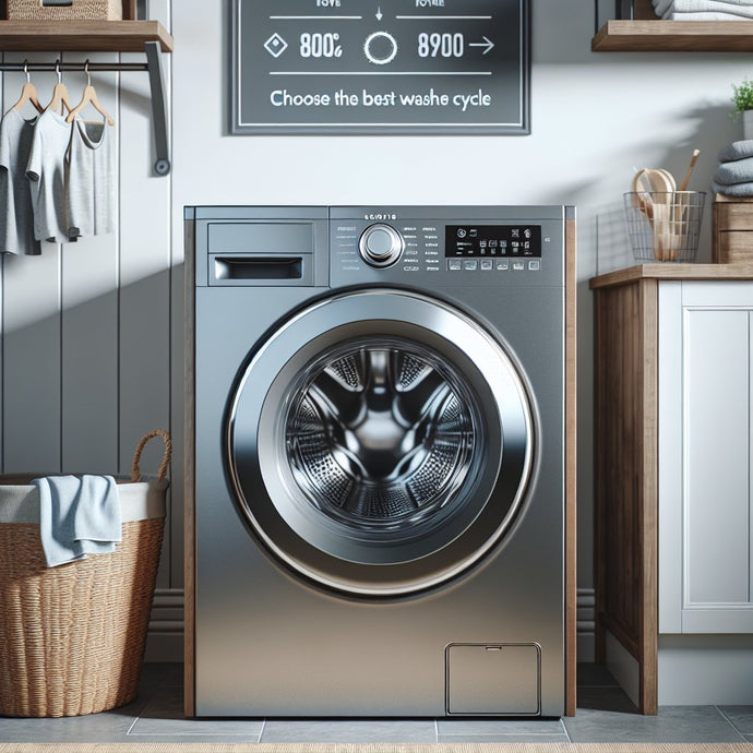 Selecting the Best Washing Machine Cycle for Your Load