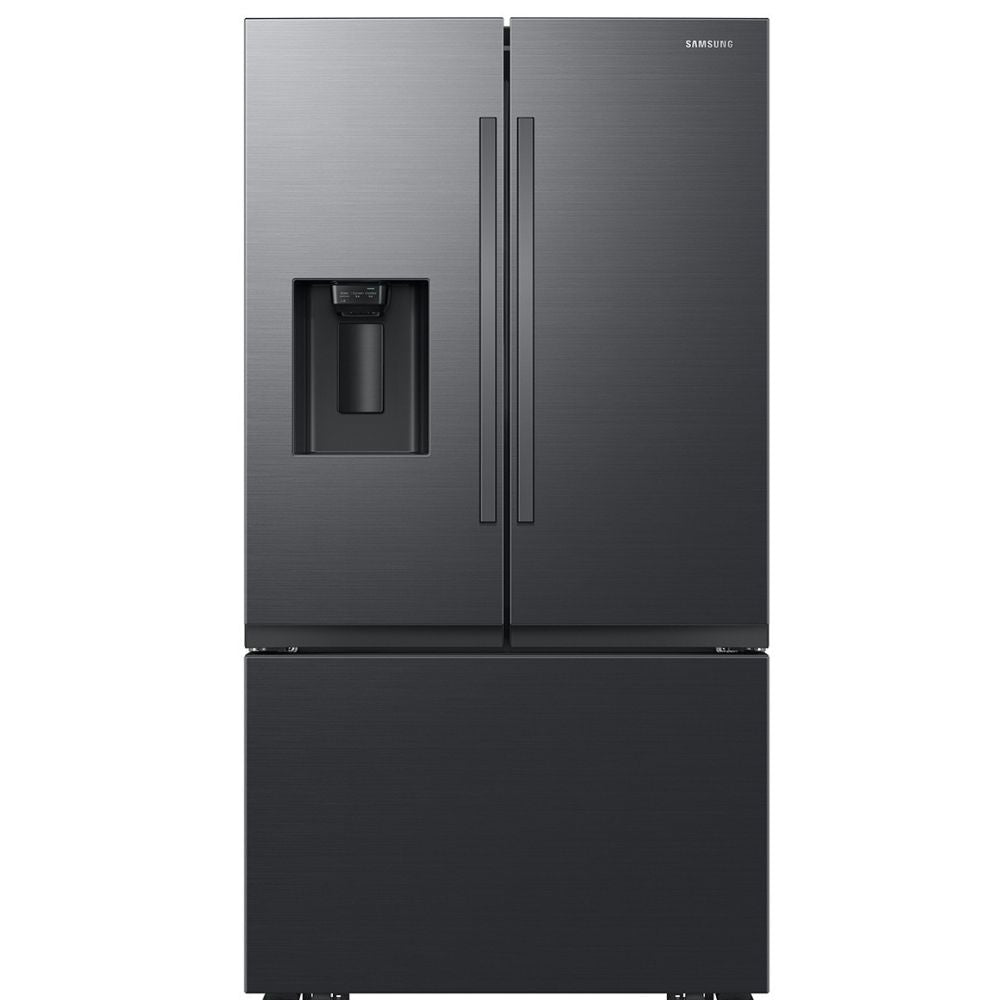 RF32CG5400MT - REFRIGERATORS - Samsung - French 3-Door - Black Stainless - Open Box