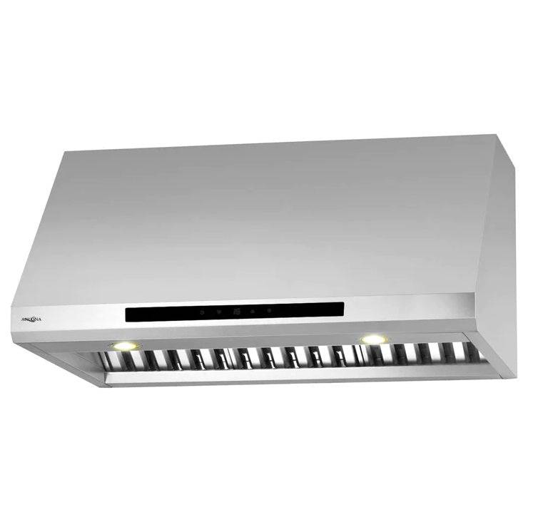 AN - 1232 - VENTILATION - Ancona - Range Hoods - Stainless Steel - Open Box - BonPrix Électroménagers