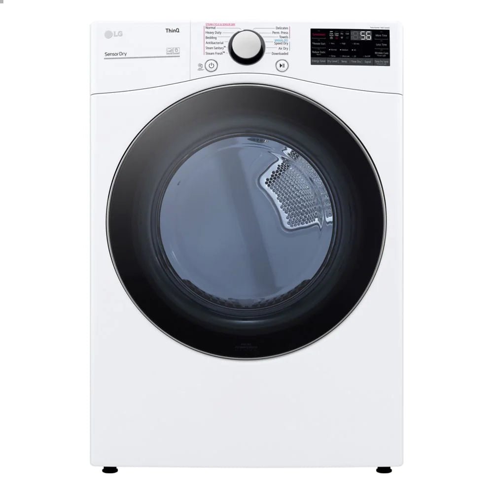 DLEX3850W - DRYERS - LG - Electric - White - Open Box - BonPrix Électroménagers