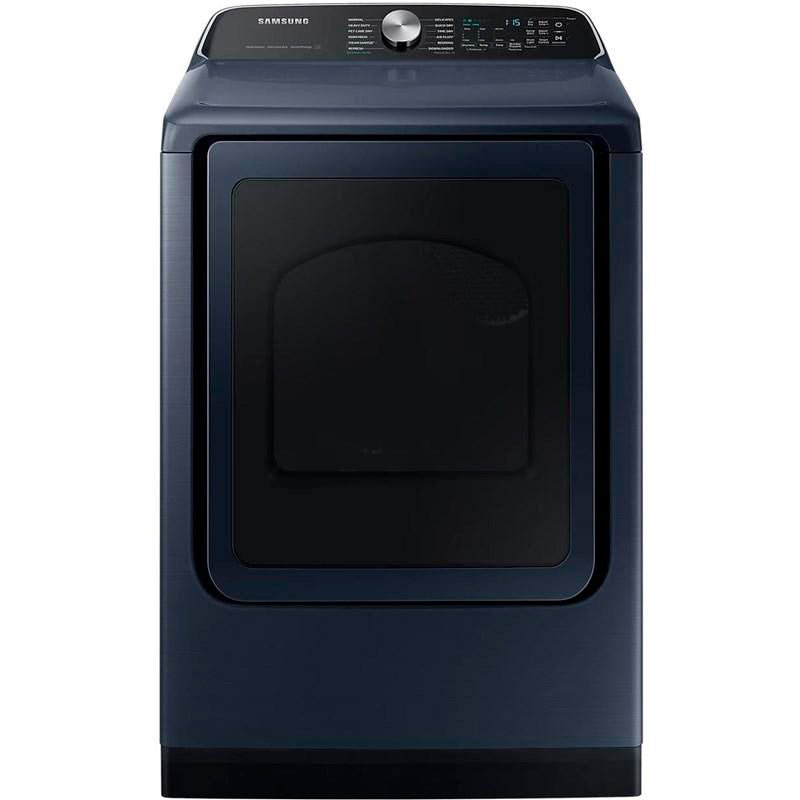 DVE54CG7155D - DRYERS - Samsung - Electric - Brushed Navy - Open Box - BonPrix Électroménagers