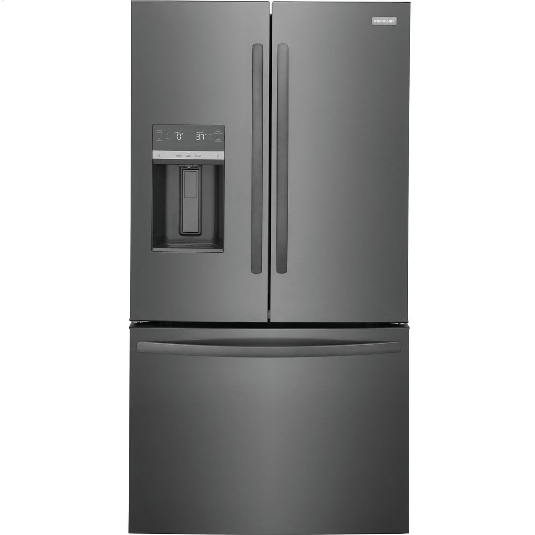 FRFS2823AD - REFRIGERATORS - Frigidaire - French 3 - Door - Black Stainless - Open Box - BonPrix Électroménagers