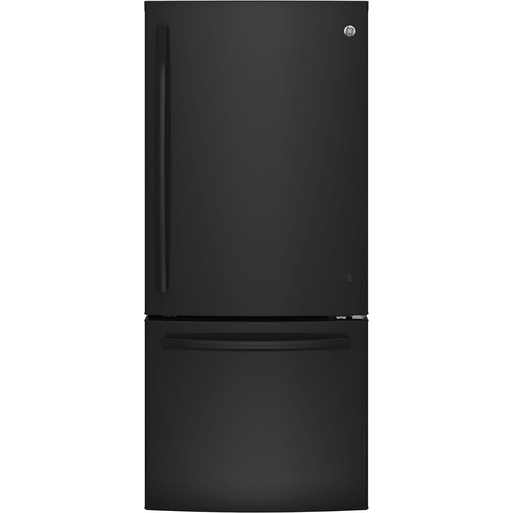 GBE21AGKBB - REFRIGERATORS - GE - Bottom Freezer - Black - Open Box - BonPrix Électroménagers