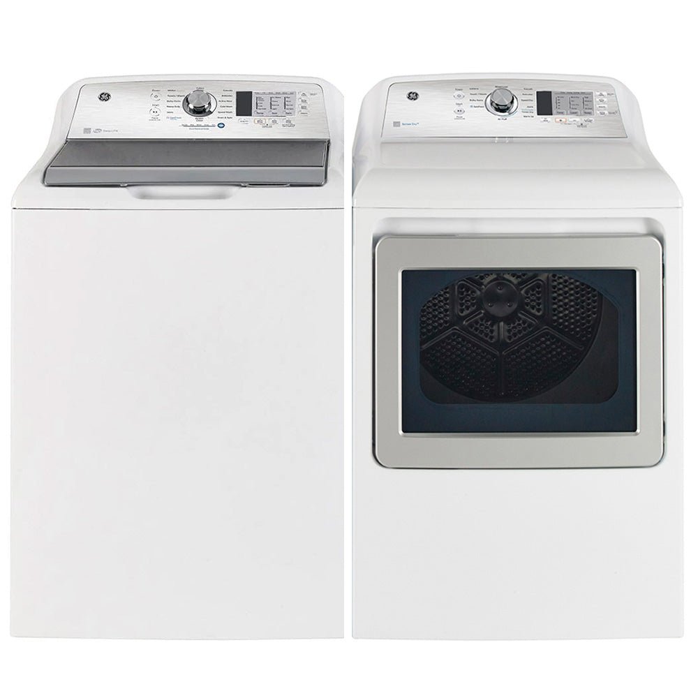 GTW680BMRWS, GTD65EBMRWS - GE - Laundry Pairs - Open Box - BonPrix Électroménagers