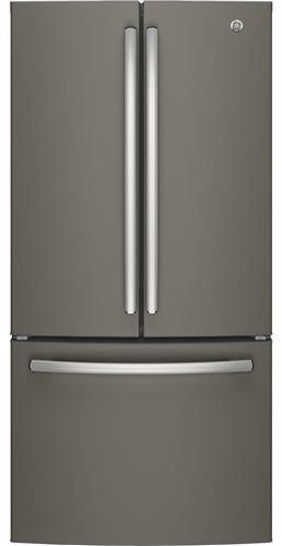 GWE19JMLES - REFRIGERATORS - GE - French 3 - Door - Slate Grey - Open Box - BonPrix Électroménagers