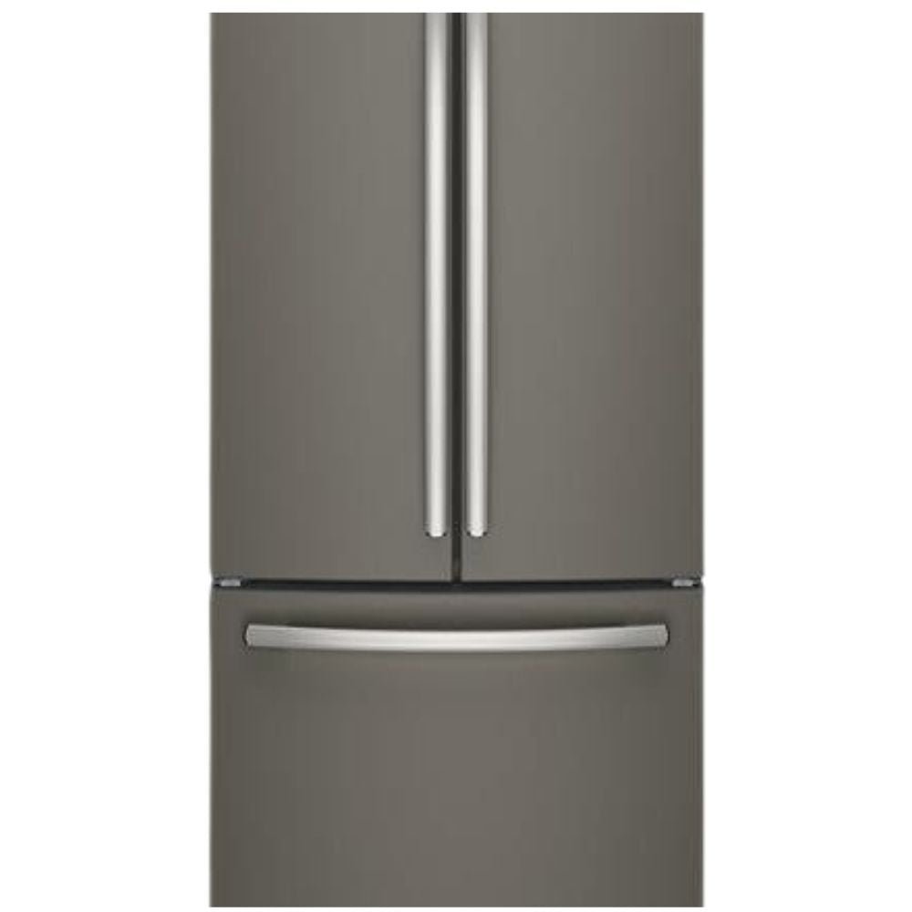 GWE19JMLES - REFRIGERATORS - GE - French 3 - Door - Slate Grey - Open Box - BonPrix Électroménagers