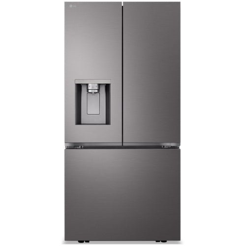 LF25S6330D - REFRIGERATORS - LG - French 3 - Door - Black Stainless - Open Box - BonPrix Électroménagers