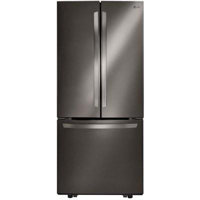 LRFNS2200D - REFRIGERATORS - LG - French 3 - Door - Black Stainless - Open Box - BonPrix Électroménagers