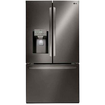 LRFS28XBD - REFRIGERATORS - LG - French 3 - Door - Black Stainless - Open Box - BonPrix Électroménagers