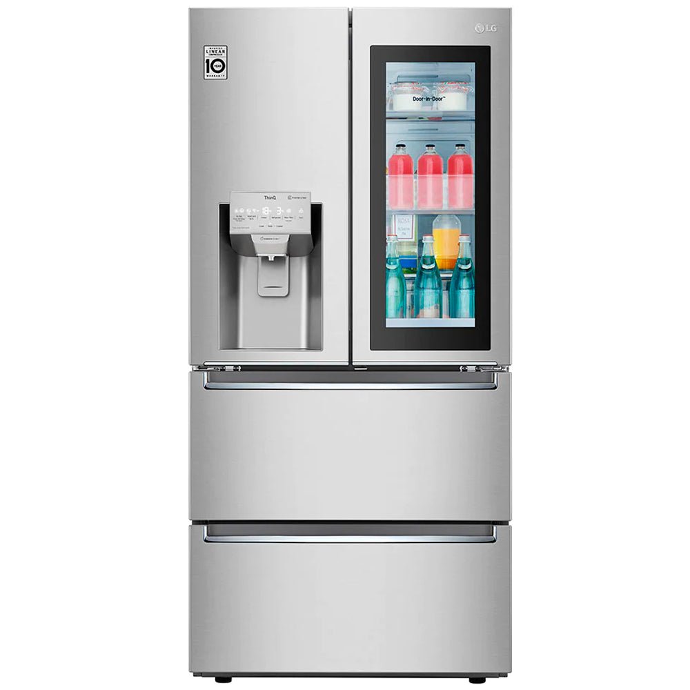 LRMVC1803S - REFRIGERATORS - LG - French 4 - Door - Stainless Steel - Open Box - BonPrix Électroménagers