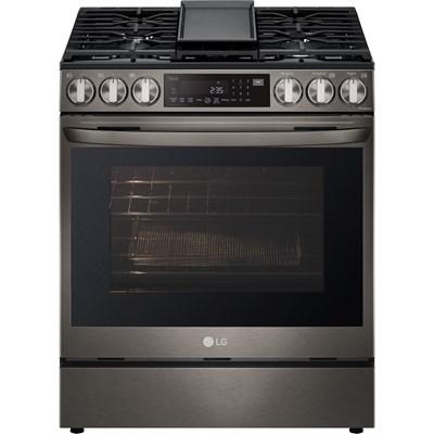 LSGL6335D - RANGES - LG - Gas - Black Stainless - Open Box - BonPrix Électroménagers