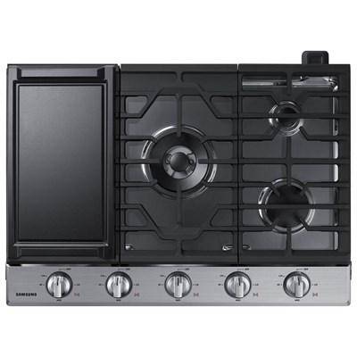 NA36K6550TS - COOKTOPS - Samsung - Gas - Stainless Steel - Open Box - BonPrix Électroménagers