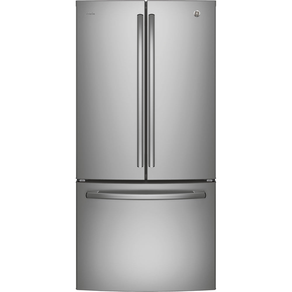 PNE25NYRKFS - REFRIGERATORS - GE Profile - French 3 - Door - Stainless Steel - Open Box - BonPrix Électroménagers