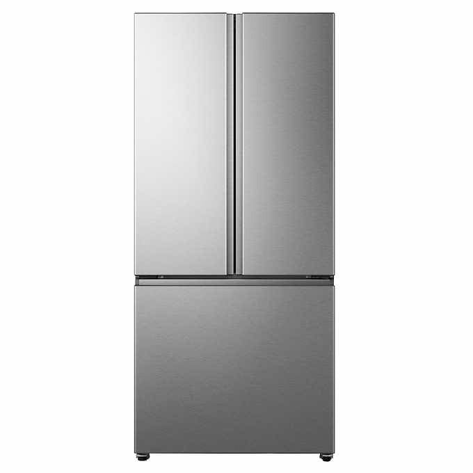 RF21A3FSE - REFRIGERATORS - Hisense - French 3 - Door - Stainless Steel - Open Box - BonPrix Électroménagers