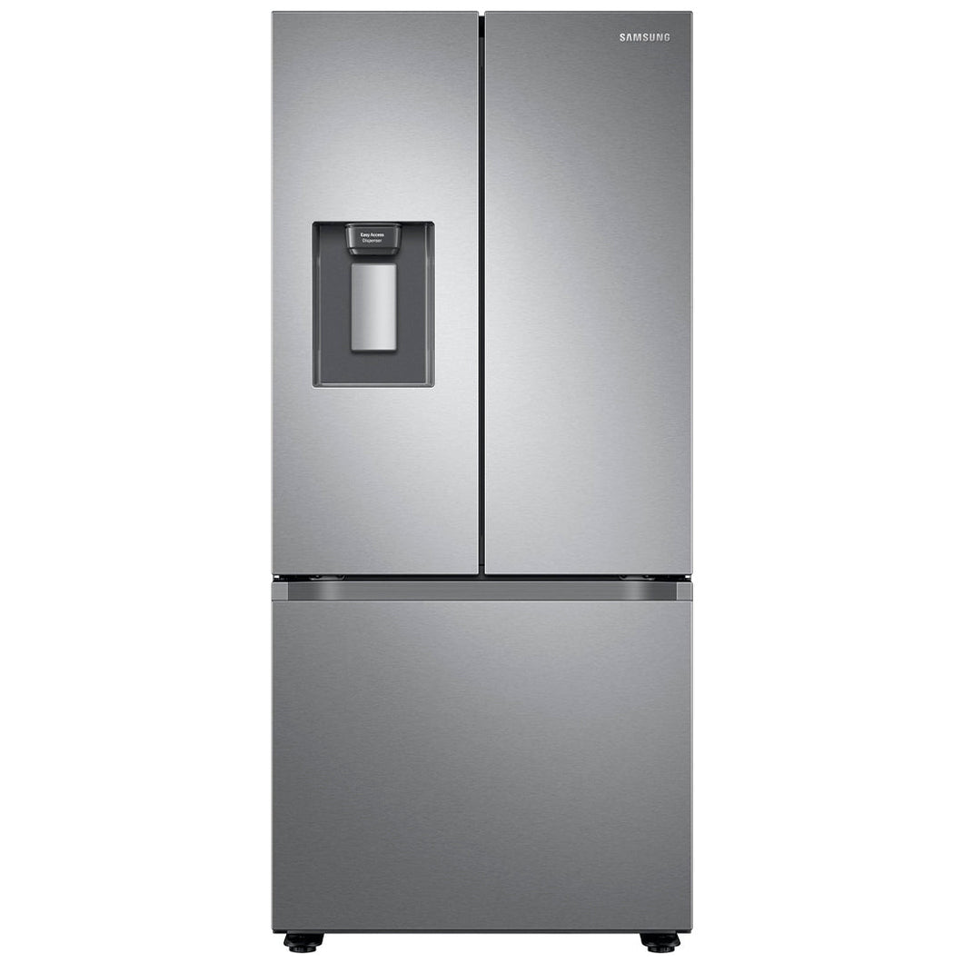 RF22A4221SR - REFRIGERATORS - Samsung - French 3 - Door - Stainless Steel - Open Box - BonPrix Électroménagers