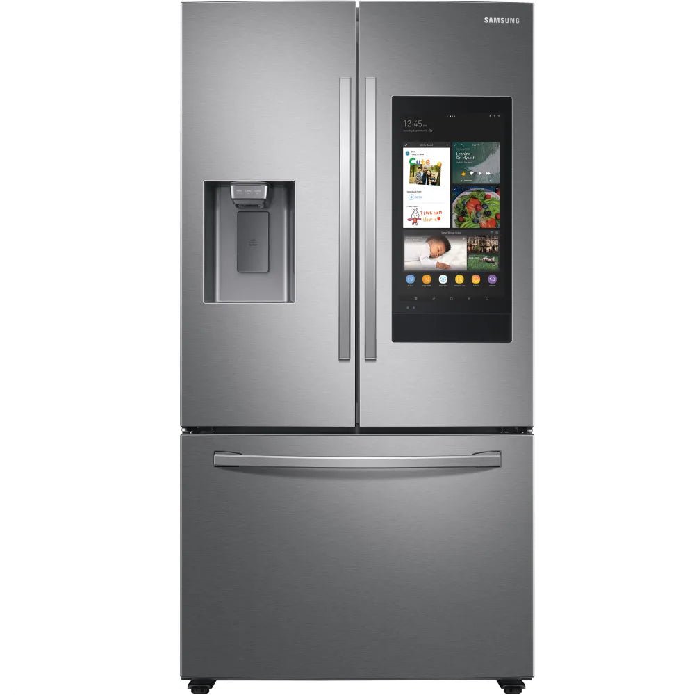 RF27T5501SR - REFRIGERATORS - Samsung - French 3 - Door - Stainless Steel - Open Box - BonPrix Électroménagers