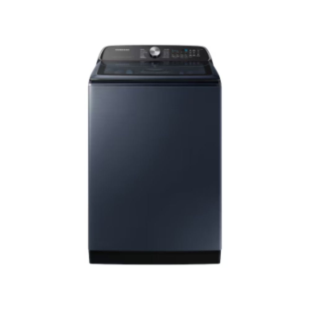 WA53CG7155AD - WASHERS - Samsung - Top Loading - Brushed Navy - Open Box - BonPrix Électroménagers