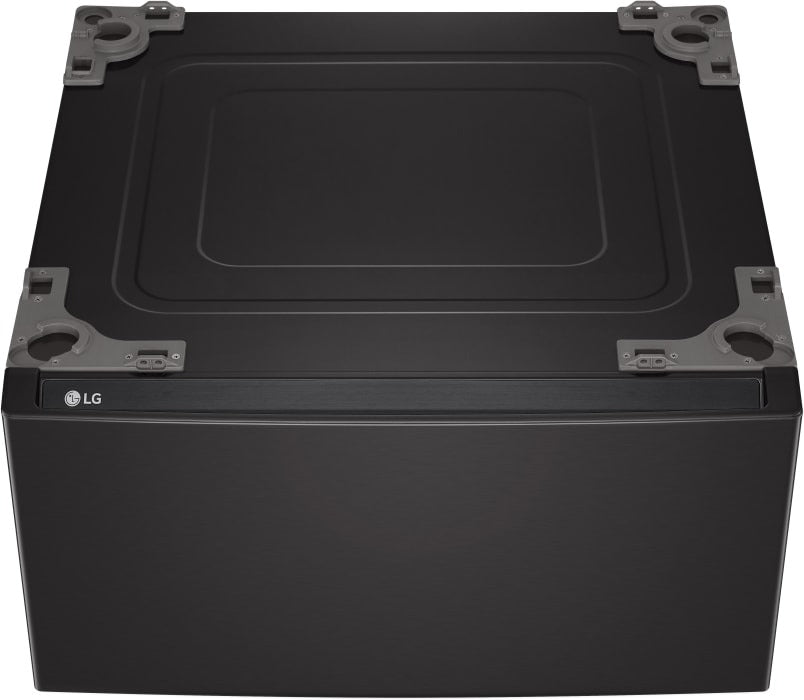 WDP6B - PEDESTALS - LG - Storage Drawer - Black Steel - Open Box - BonPrix Électroménagers