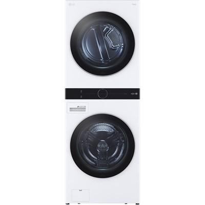 WKEX200HWA - LAUNDRY CENTERS - LG - Stacked Washer/Dryer - Electric - White - Open Box - BonPrix Électroménagers