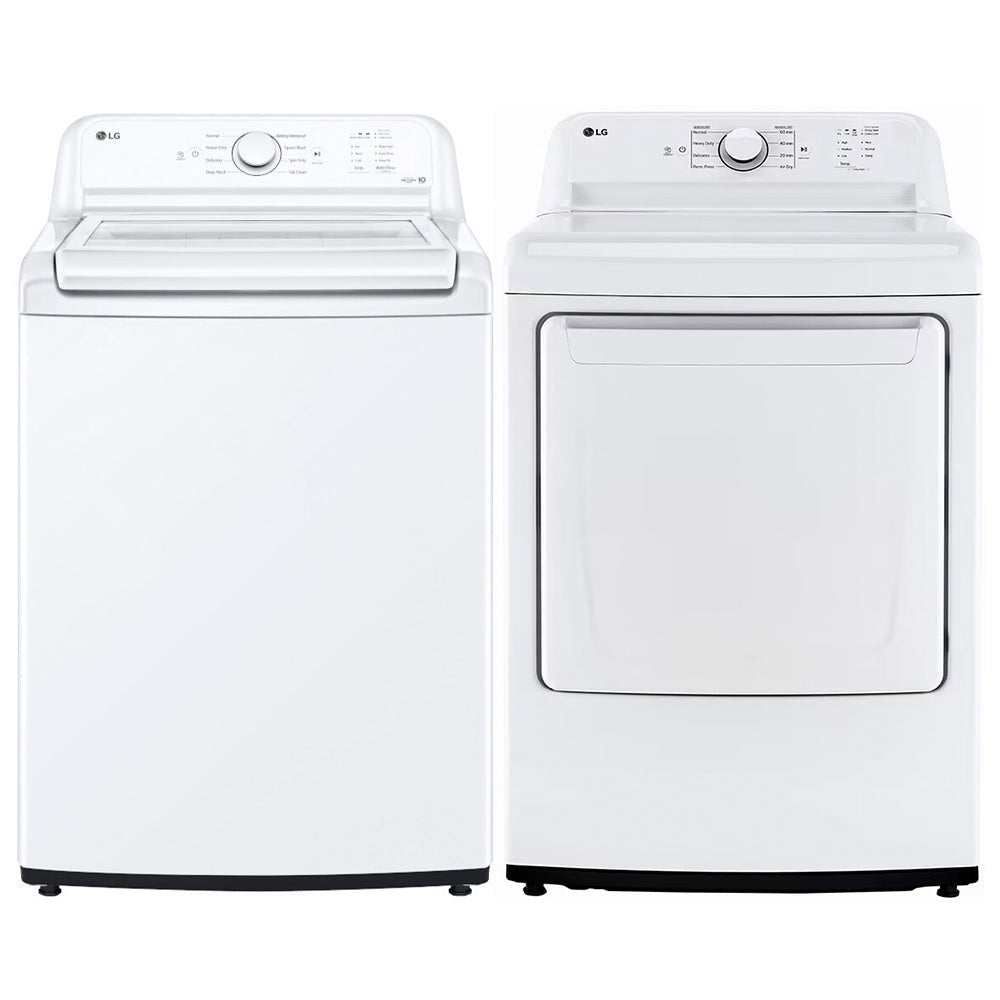 WT6105CW, DLE6100W - LG - Laundry Pairs - Open Box - BonPrix Électroménagers